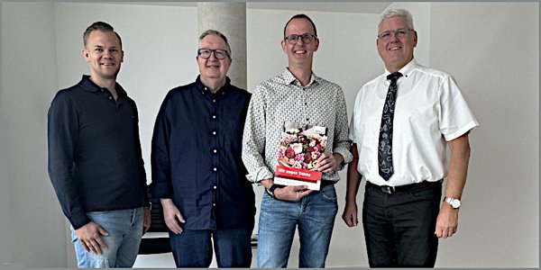 Bernd Kerkstroer feiert Dienstjubiläum