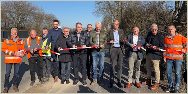 Verkehrsfreigabe der Kreisstraße 43 in Verl