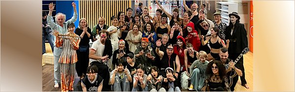 Die Mitwirkenden der Inszenierung Taikukan laden zum japanisch-deutschen Dialog am 2. Februar 2026 in der Capella hospitalis ein. Foto: Barbara Daiber