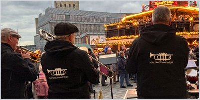 Weihnachtsmusik sorgt für Stimmung