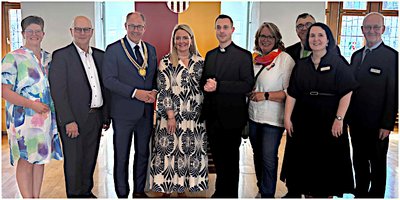 Beim Tag des Landvolks im Rathaus zu Gast