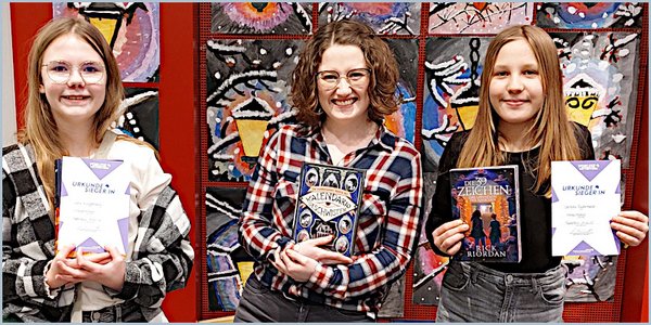 Strahlende Gesichter beim Vorlesewettbewerb