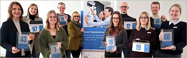 Wettbewerb Blaue Hausnummer 2026 startet