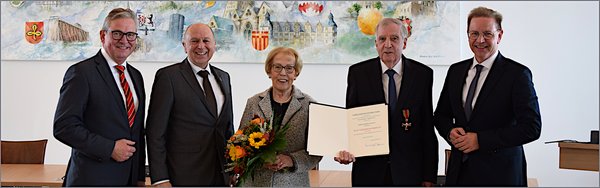 Norbert Schulte mit Bundesverdienstkreuz geehrt Norbert Schulte mit Bundesverdienstkreuz geehrt