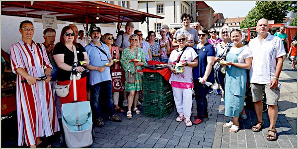 Frische begeisterte auf dem Wochenmarkt