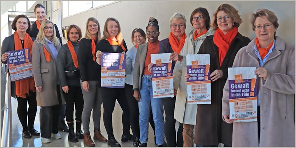 Aktion: Gewalt kommt nicht in die Tüte