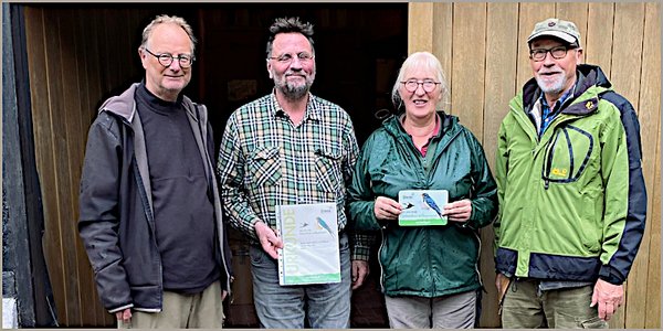 Karla Ebert und Erhard Schroll ausgezeichnet Karla Ebert und Erhard Schroll ausgezeichnet