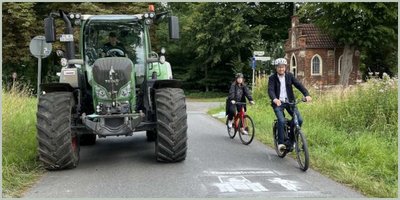 Aktion zur Erntesaison: Rücksicht macht Wege breit Aktion zur Erntesaison: Rücksicht macht Wege breit