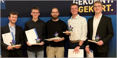 Erfolgreiche Nachwuchskräfte ausgezeichnet Erfolgreiche Nachwuchskräfte ausgezeichnet