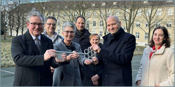 Schlüsselübergabe im Zukunftsquartier