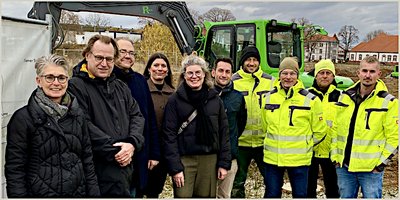 Bauarbeiten für Alanbrooke-Park gestartet