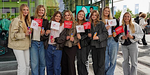 Erstsemester-Studierende begrüßt