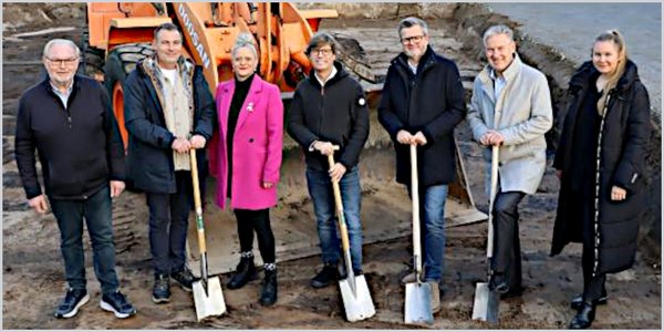 Spatenstich für den Anbau der Realschule