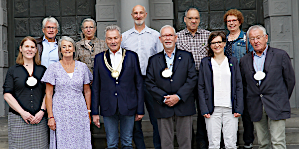 Jakobuspilger zu Gast im Rathaus