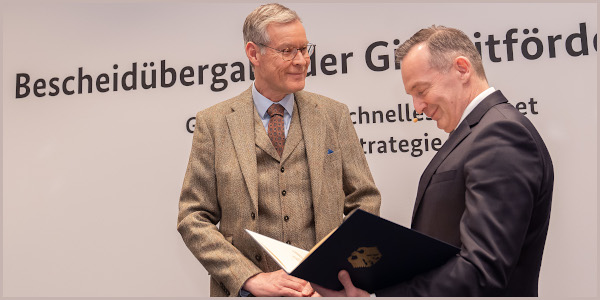 Förderbescheid für Glasfaserausbau erhalten