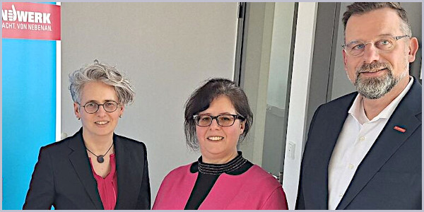 Claudia Koch zu Besuch im Campus Handwerk